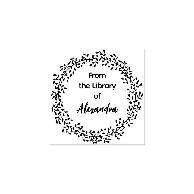 BOTANISCHER SCHRITT aus der Bibliothek Gummistempel (Prägung)