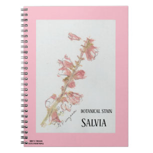 BOTANISCHER STAHL SALVIA NOTIZBLOCK