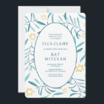 Botanischer Stern von David Bar Bat Mitzvah Einladung<br><div class="desc">Perfekte Karte, um eine Fledermausmitzvah, Bar mitzvah oder andere jüdische Feier anzukündigen! Handgemachte Aquarellkunst für Sie auf der Vorder- und Rückseite! Vollständig anpassbar! Klicken Sie auf "Personalisieren" oben, um den Text zu bearbeiten. Klicken Sie auf "Bearbeiten mit dem Design-Tool", um die Schriftart, Farben und Platzierungen anzupassen und das Design auf...</div>