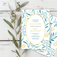 Botanischer Stern von David Bar Bat Mitzvah