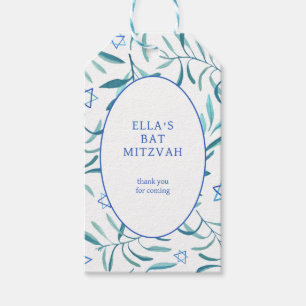 Botanischer Stern von David Bar Bat Mitzvah Geschenkanhänger