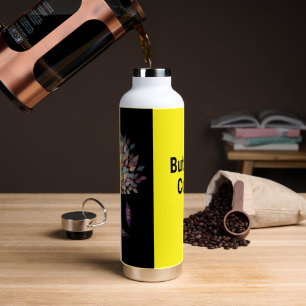 Botanischer Trank – Blumige Isolierflasche für Kaf Trinkflasche
