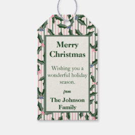 Botanischer Urlaub Geschenkanhänger