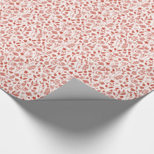 Botanischer Volksdruck Geschenkpapier