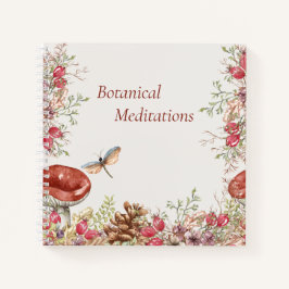 Botanischer Wald-SpiralNotebook Notizbuch