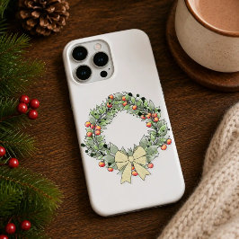 Botanischer Weihnachtskranz iPhone 16 Pro Hülle