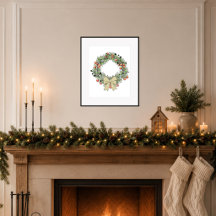 Botanischer Weihnachtskranz