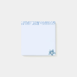 Botanischer Whisper - Minimalistische blumengeschm Post-it Klebezettel