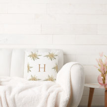 Botanischer Winter White Initial Edelweiss