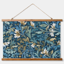 Botanischer Wintergarten Morris Wandteppich Mit Holzrahmen