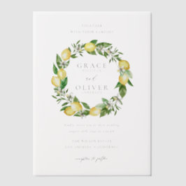 Botanischer Zitronengarten und Grüngarten Hochzeit