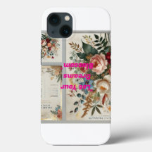 Botanisches Apple iPhone 13 Fall - Elegant Wa