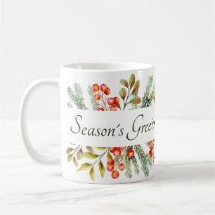 Botanisches Banner individuelles Kaffeetasse