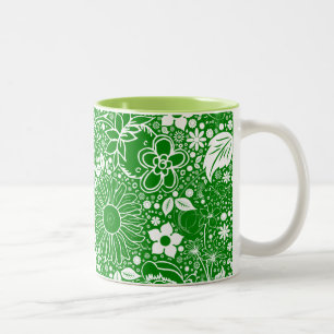 Botanisches Beauties Green Zweifarbige Tasse