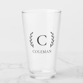 Botanisches Bier-Blätter der Rustikalen Familie Glas