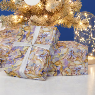 Botanisches Blätterblatt Boho Geschenkpapier