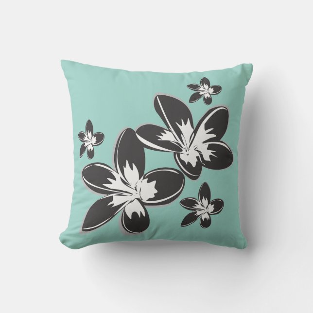 "Botanisches Bliss wirbelkissen - Nature Inspirier Kissen (Vorderseite)