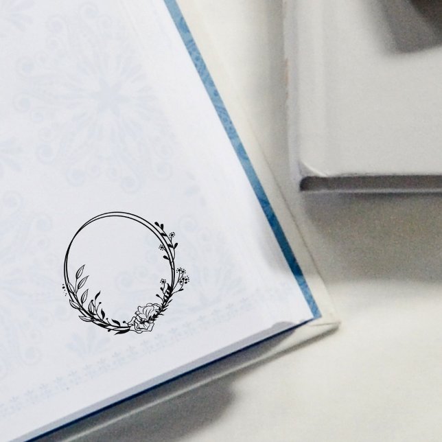 Botanisches Blume-Journal Gummistempel (Von Creator hochgeladen)