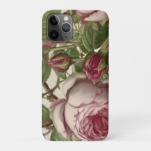 Botanisches Blumendesign Case-Mate iPhone Hülle (Rückseite)