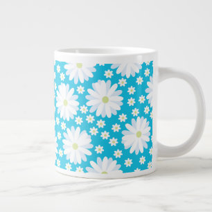 Botanisches Blumenmuster der Romantik Jumbo-Tasse