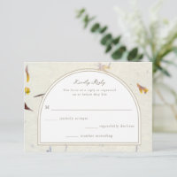 Botanisches Blumenpapier Moderne Hochzeit
