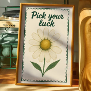 Botanisches Blumenposter Vintage-Blumenprint Poster