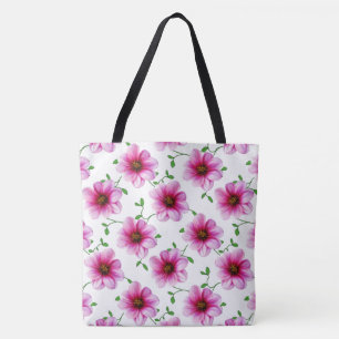 Botanisches Blumenrosa auf irgendeiner Farbe
