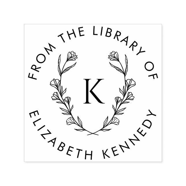 Botanisches Blumenwerk Urbane Rundbibliothek Permastempel (Design)