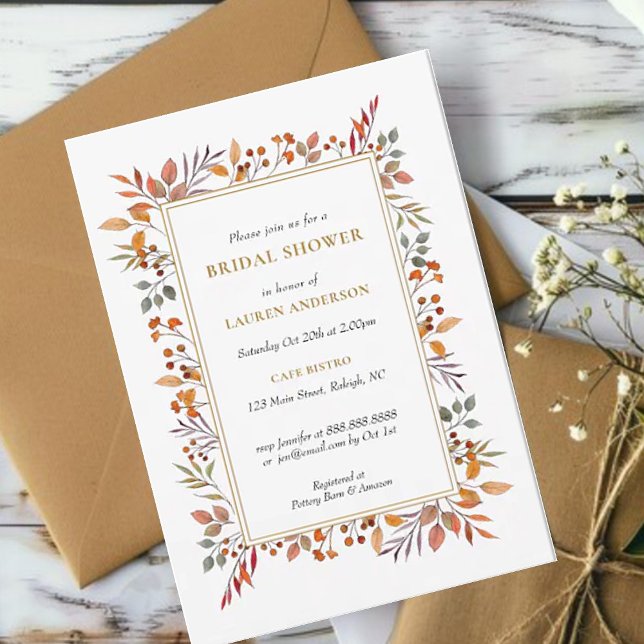 Botanisches Brautparty Ankündigung (Von Creator hochgeladen)