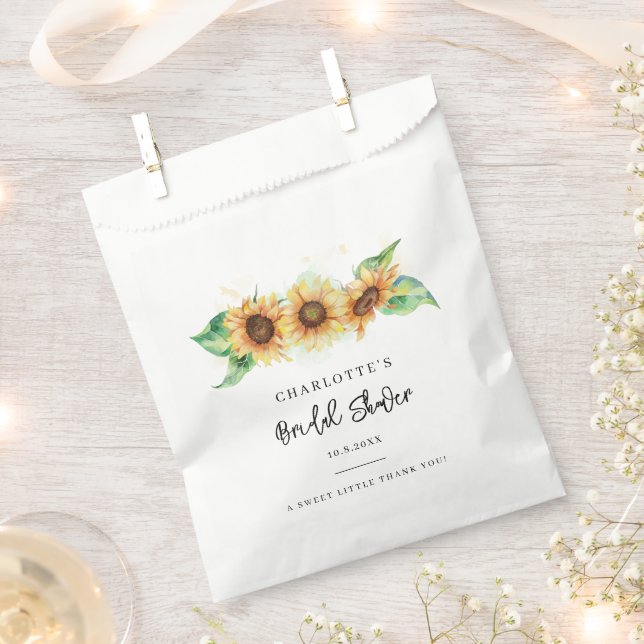 Botanisches Brautparty der Blumenblume Geschenktütchen (Ausgeschnitten)