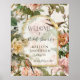 Botanisches Brautparty Floral Poster (Vorne)