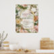 Botanisches Brautparty Floral Poster (Kitchen)