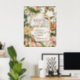 Botanisches Brautparty Floral Poster (Home Office)