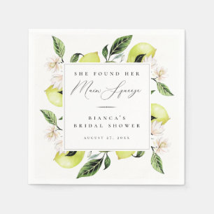 Botanisches Brautparty Serviette