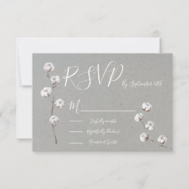 Botanisches Cotton Hochzeitkarten-UAWG RSVP Karte