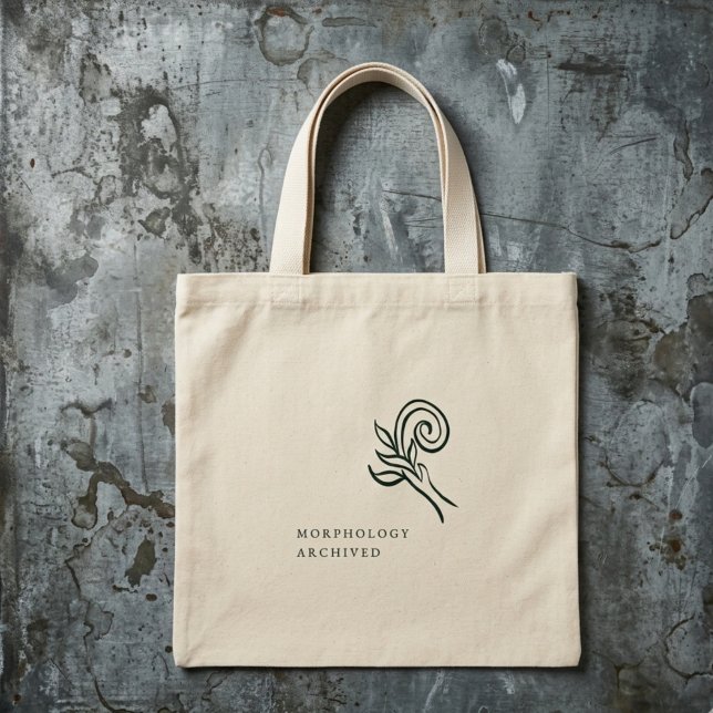 Botanisches Dark-Academia-Garten-Lesegeschenk Mini Stoffbeutel (Von Creator hochgeladen)