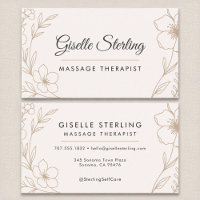 Botanisches Erröten und Schwarze Massagetherapeuti