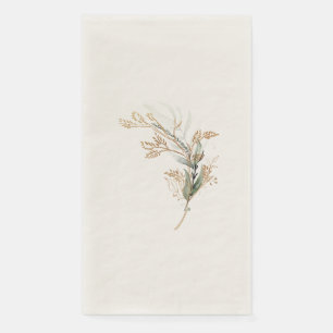 Botanisches Eukalyptus Modern Elegant Premium Serviette