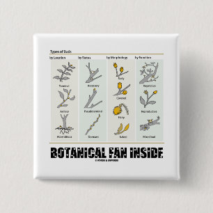 Botanisches Fan-Innere (Arten der Knospen) Button