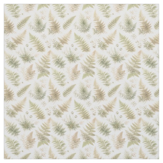 Botanisches Farnmuster Stoff (Muster)