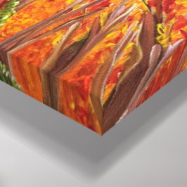 Botanisches Feld - Om-Leinwand Leinwanddruck