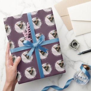 Botanisches festliches Feiertags- und Geburtstags- Geschenkpapier