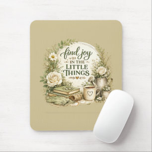 Botanisches Florales Cottagecore Inspirierendes De Mousepad