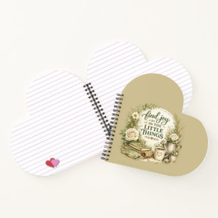 Botanisches Florales Cottagecore Inspirierendes De Notizbuch