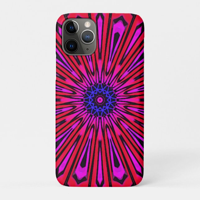 Botanisches florales Mandala  Case-Mate iPhone Hülle (Rückseite)