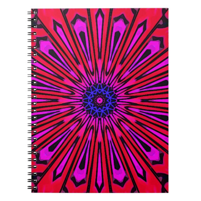Botanisches florales Mandala  Notizblock (Vorderseite)