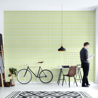 Botanisches Flussmuster-Design Tapete