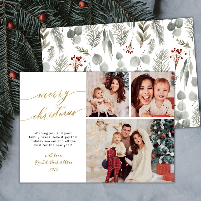 Botanisches Foliage Elegante 3 Foto Weihnachten (Von Creator hochgeladen)