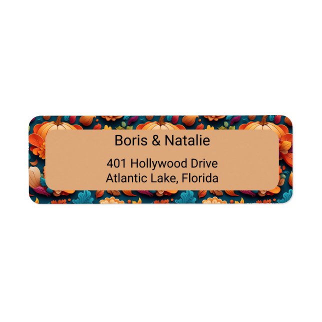 Botanisches Folienetikett (Vorne)