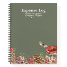 Botanisches Forest Office SpiralNotebook